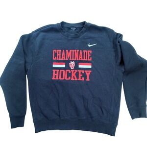 Nike Chaminade Hockey Crewneck Sweatshirt Mens Medium Black CJ1614-010 Pullover